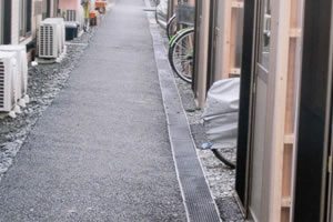 U字溝 排水 仮設住宅 プラスチック 軽量