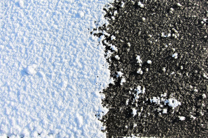 融雪剤『雪解け一番手』液状タイプ　米国航空宇宙材料規格AMS1431D適合の高品質融雪剤　使用時の融雪状況３枚目